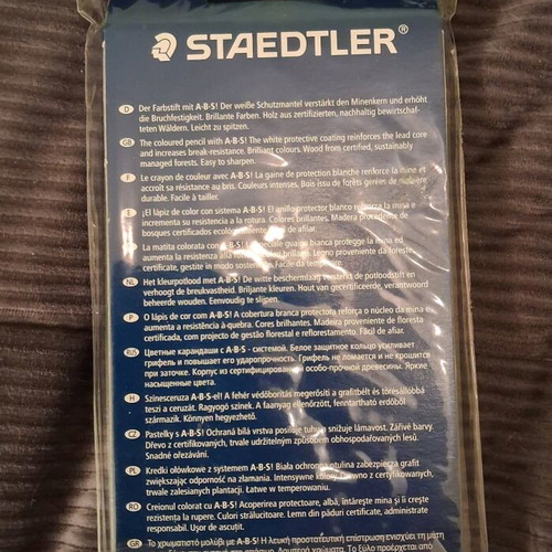 Stadtler colored pencils new with Noris pencil and Mars eraser gift