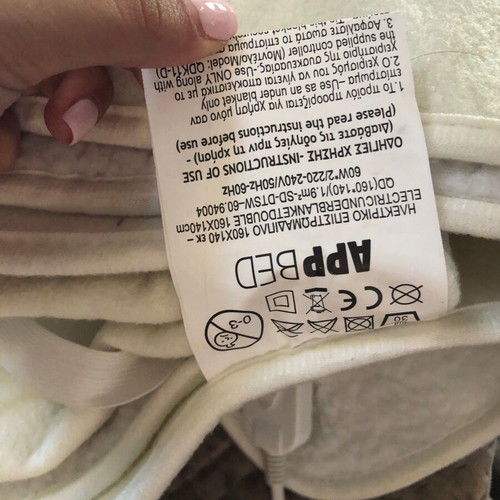 Electric double blanket unused