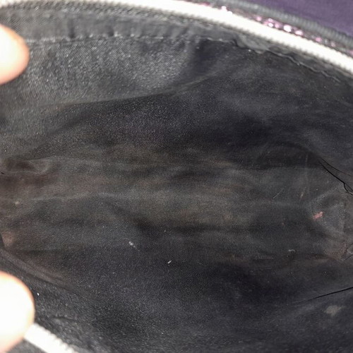 Victoria Secret clutch bag used, purple