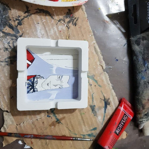 handmade ashtray Yugioh (Peg)