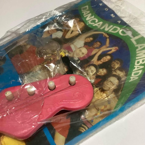 Megaplast large Greek guitar from the 1980s with Lambada theme new