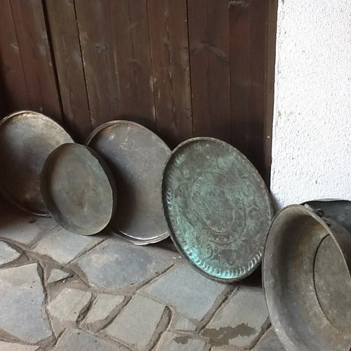 Copper items used, very old, from 1955 era