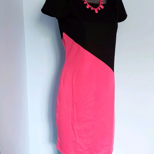 Barbara Hulanicki two-tone dress new