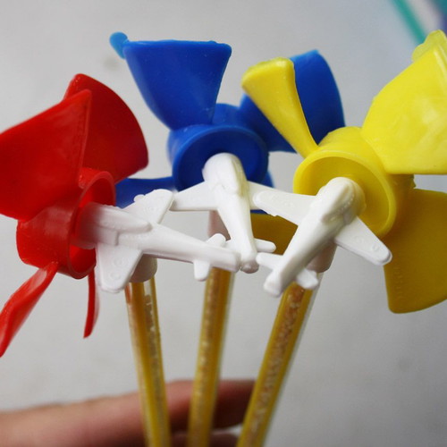 Windmill Toy Airplane with Candy new, pack of 3 pieces
