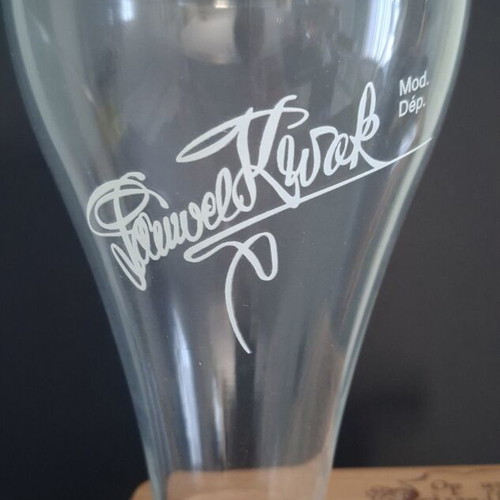 Pauwel Kwak Collectible Beer Glass with Wooden Stand like new