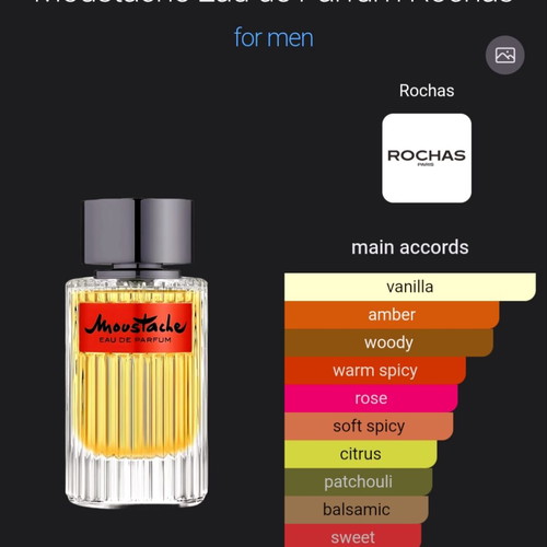 Rochas Moustache Eau de Parfum 75ml men's fragrance