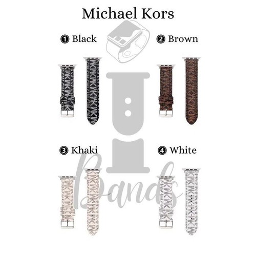 Michael Kors Eco Leather Straps for Apple Watch new