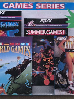 Epyx Games Series Commodore Disk like new, complete box