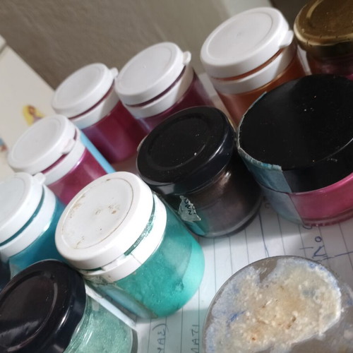 Mica colors used, set of 23 various shades