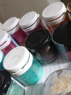 Mica colors used, set of 23 various shades