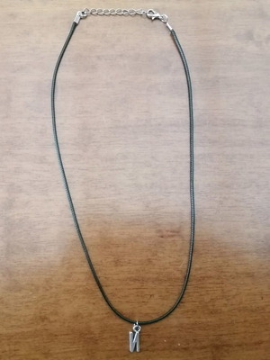 Leather pendant necklace new