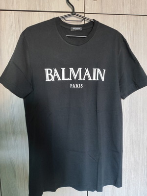 Balmain Paris T-shirt size M black like new