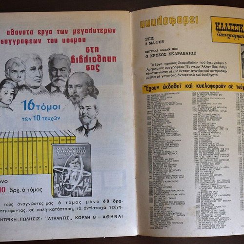 Classics Illustrated Crime and Punishment comic used, Greek