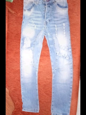 Girls' jeans used, brand Vt68, size XS, blue