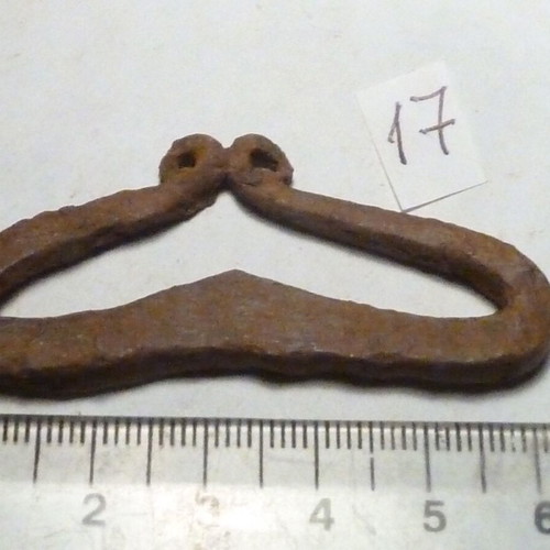 Iron hand-forged firesteel used