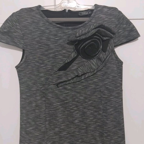 Women's gray pencil dress like new, size M
