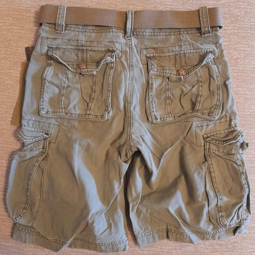 Time Belong Cargo Bermuda Shorts Size 32 New Olive