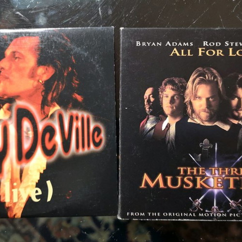 Rock CD-singles used, pack of 20