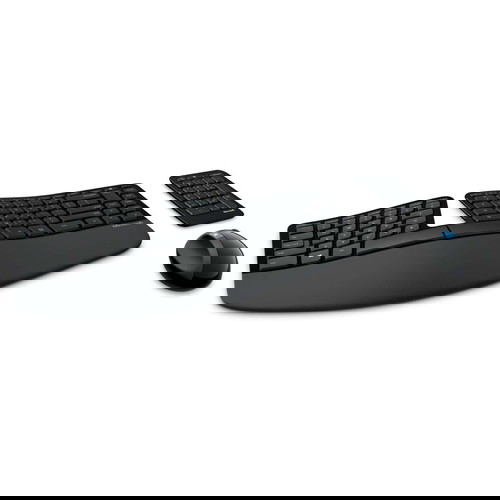 Microsoft Wireless Sculpt Ergonomic Ασύρματο Σετ Πληκτρολόγιο & Ποντίκι Ελληνικό