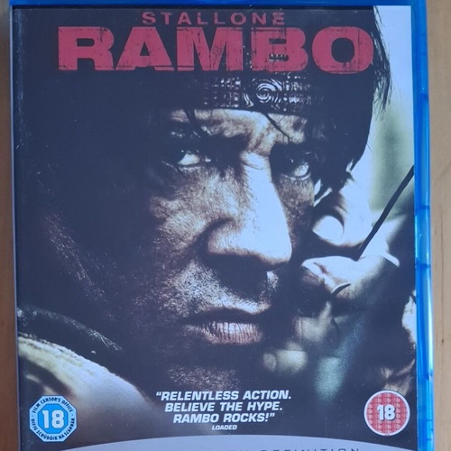 Rambo Blu-ray with English subtitles, action thriller