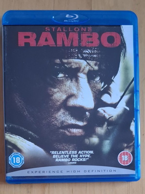 Rambo Blu-ray with English subtitles, action thriller