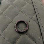 Bone ring like new, dark brown