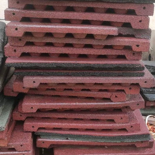 Rubber floor tiles for garden like new 50x50 cm