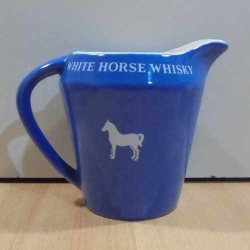 White Horse Scotch Whisky old promotional ceramic jug used