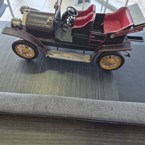 Handmade vintage car model