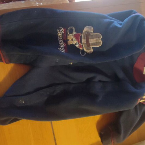 Carter's fleece baby onsie for 6 months like new