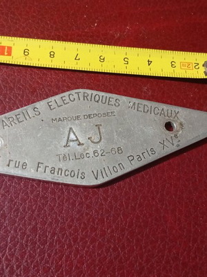 Old metal sign, collectible