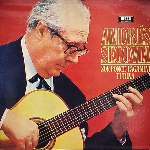 Andrés Segovia Sor Ponce Paganini Turina vinyl record used