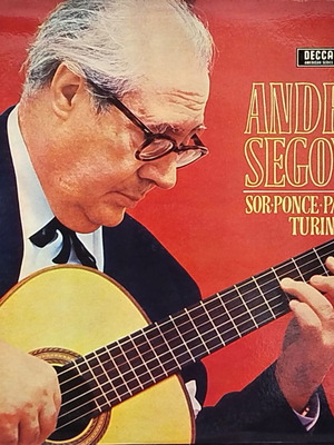 Andrés Segovia Sor Ponce Paganini Turina vinyl record used