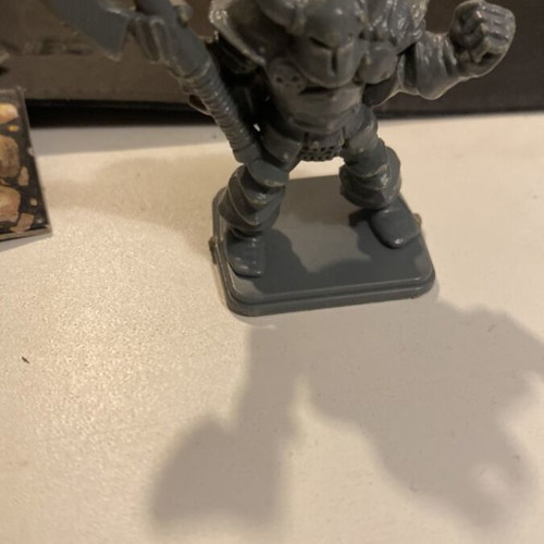 Heroquest Chaos Warrior figure like new 1989 MB