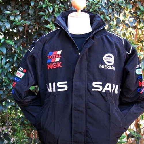 Nissan Sponsors Team Jacket new, sizes M to XXL, black