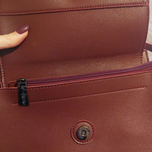 Backpack bag burgundy used in excellent condition