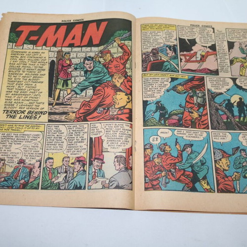 Police Comics 123 January 1953 used vintage comic book