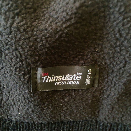 Heat keeper beanie with thermal lining like new, black