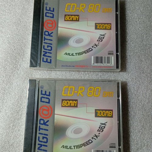 ENGITRO@DE CD-R 700MB 80 minutes new, pack of 2