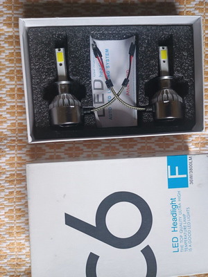 Led Headlight 36W 3800LM H1 C6 COB 2pcs 6000K