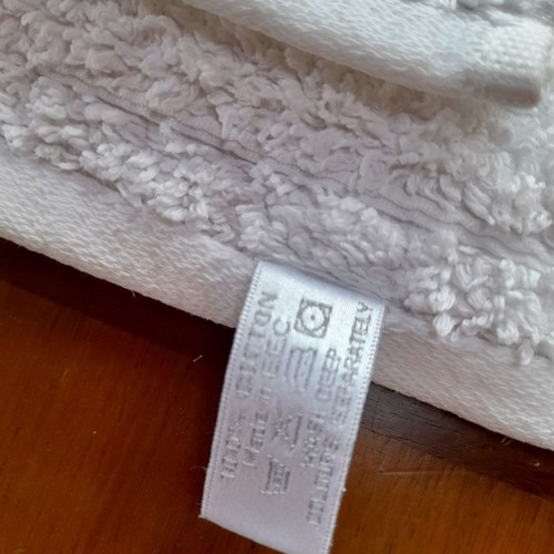 Nef-Nef white face towels like new