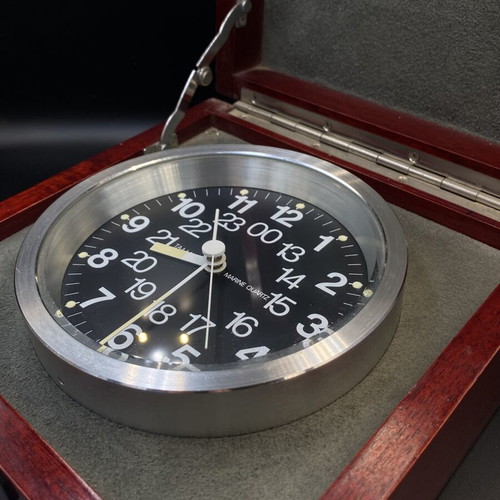 Tamaya MQ-2 Marine Quartz Chronometer like new, analog table clock