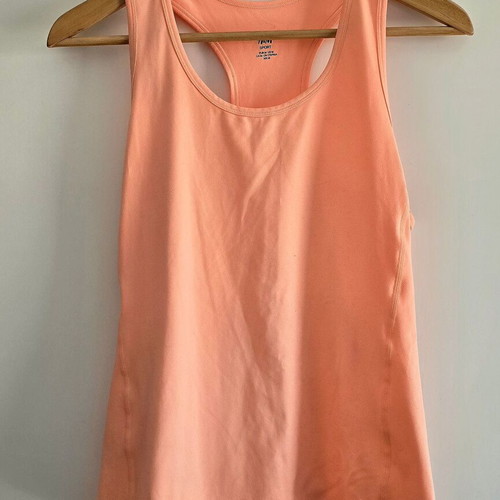 H&M sports tank top, peach color, size M