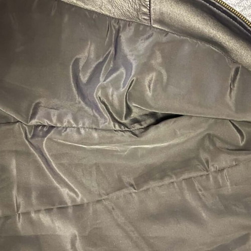 Leather jacket women size Large like new, black