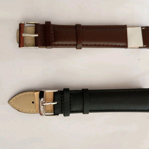 Lavor leather watch strap brown xl 18mm new