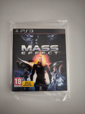 Mass Effect 1 PS3 game, rare edition