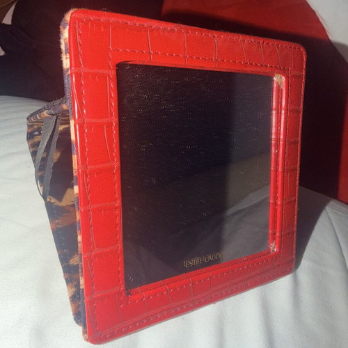 Estée Lauder Compact Mirror Limited Edition with Leopard and Croco Case