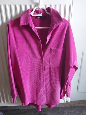 Zara women's shirt pink like new, size S