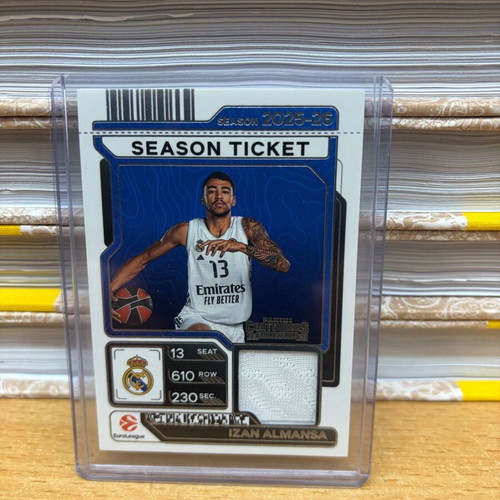 2025-26 Euroleague Contenders Season Ticket Patch Izan Almansa new