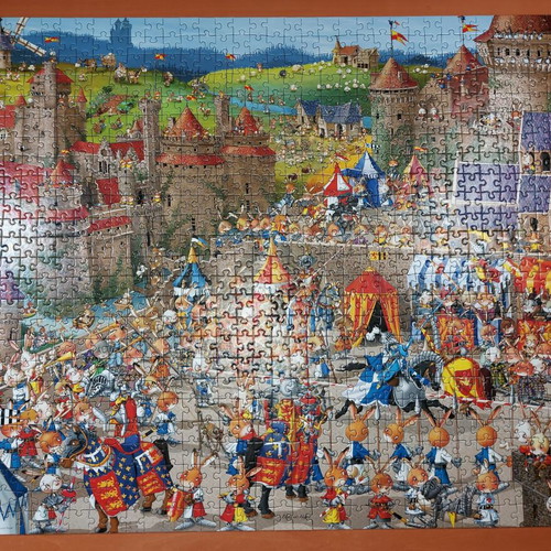 Heye Bunny Battles 1000-piece puzzle